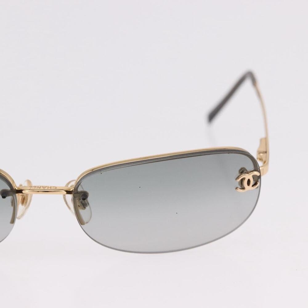 Chanel CC Rimless Sunglasses Gray - Picture 8 of 9